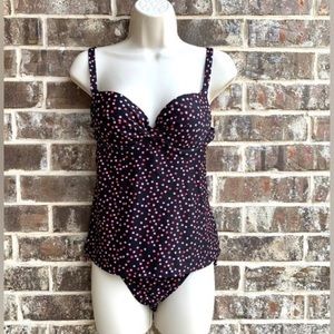 Maiden Form Tankini Swimsuit, Size Medium